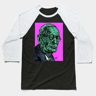 HERMANN HESSE ink and acrylic portrait .1 Baseball T-Shirt